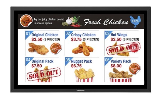 Nuovo display outdoor da Panasonic