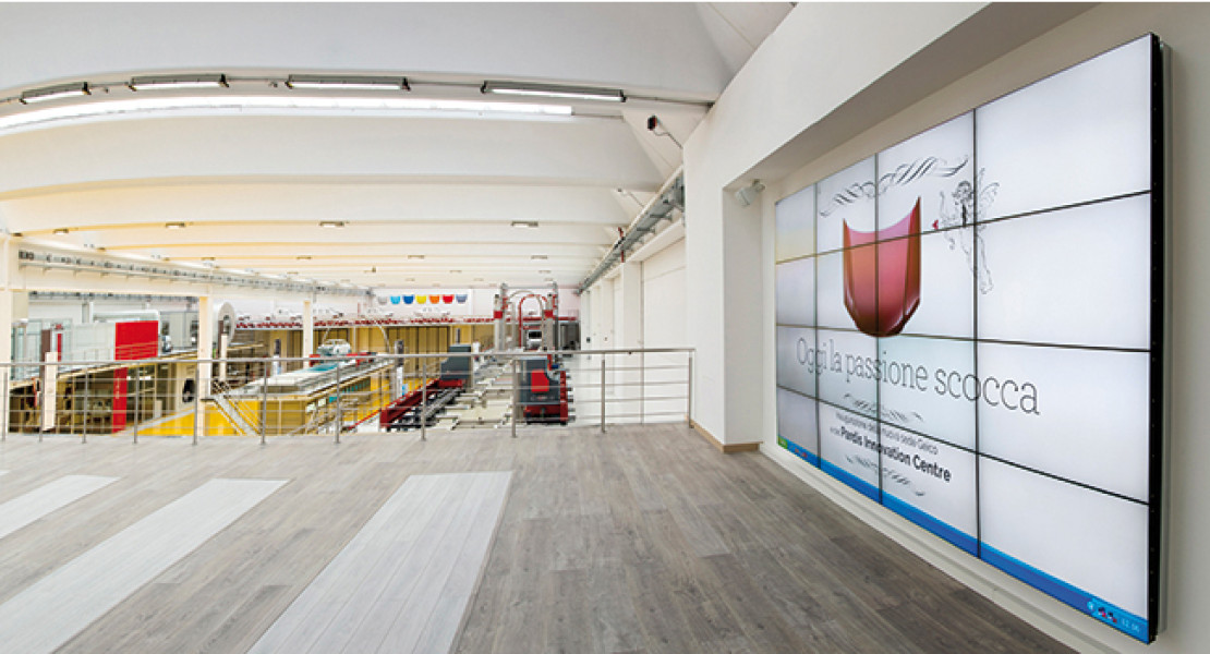 Nella sede Geico S.p.A. entra il digital signage di Samsung