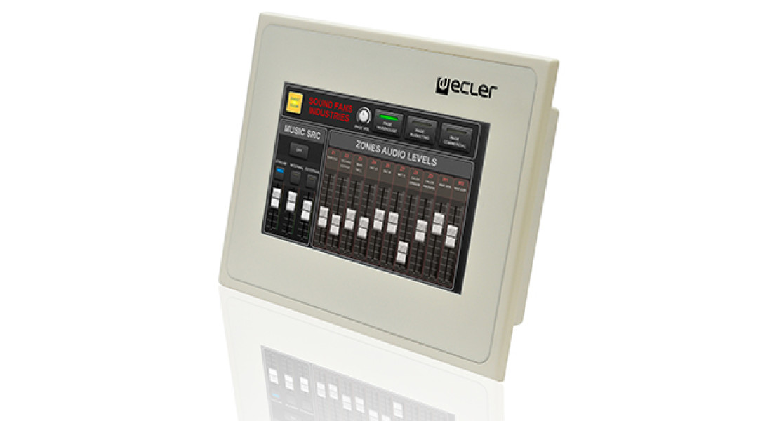 Ecler WPmSCREEN, il touchpanel di famiglia