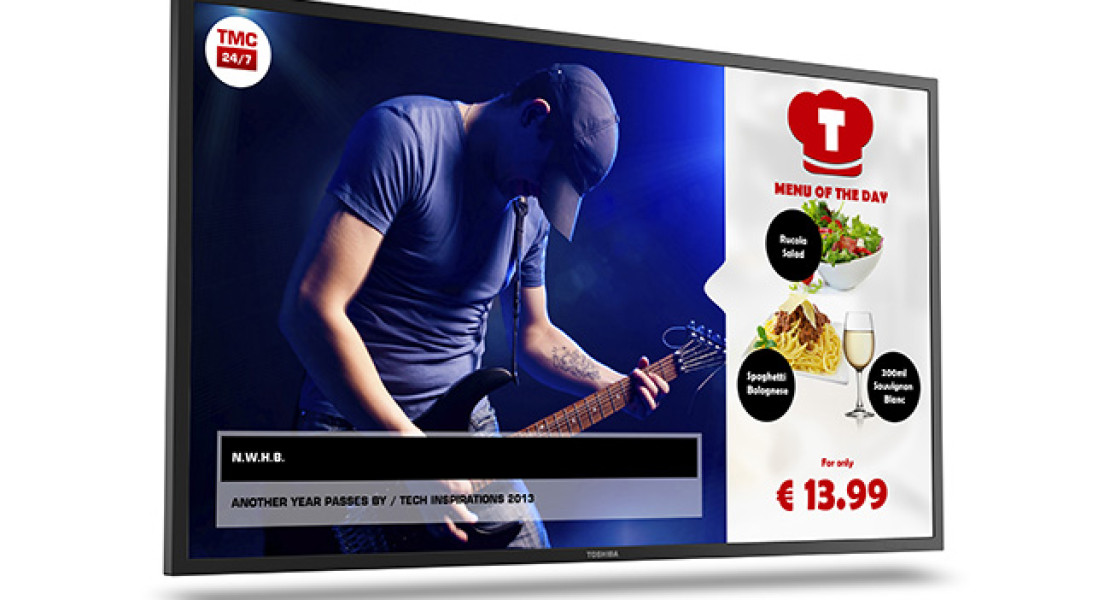 Toshiba Pro-Signage II: 24 ore al giorno, 7 giorni alla settimana