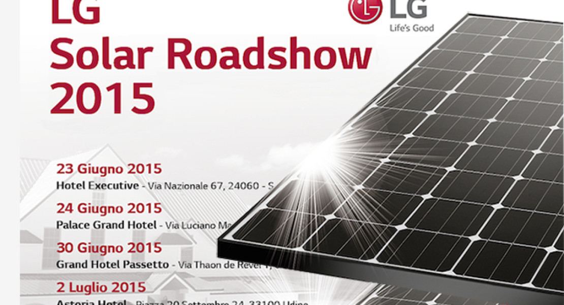 Fotovoltaico: occhi puntati sul roadshow organizzato da LG Electronics