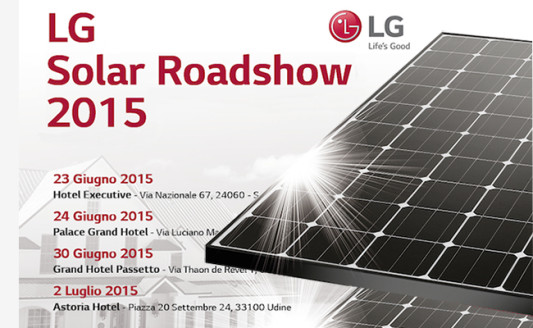 Fotovoltaico: occhi puntati sul roadshow organizzato da LG Electronics