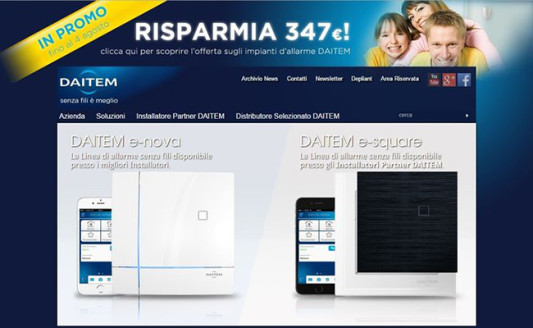 Daitem, il nuovo sito cambia la comunicazione