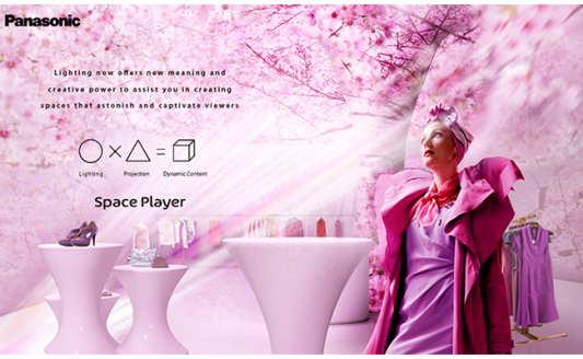 Panasonic Space Player: illuminazione e proiezione insieme