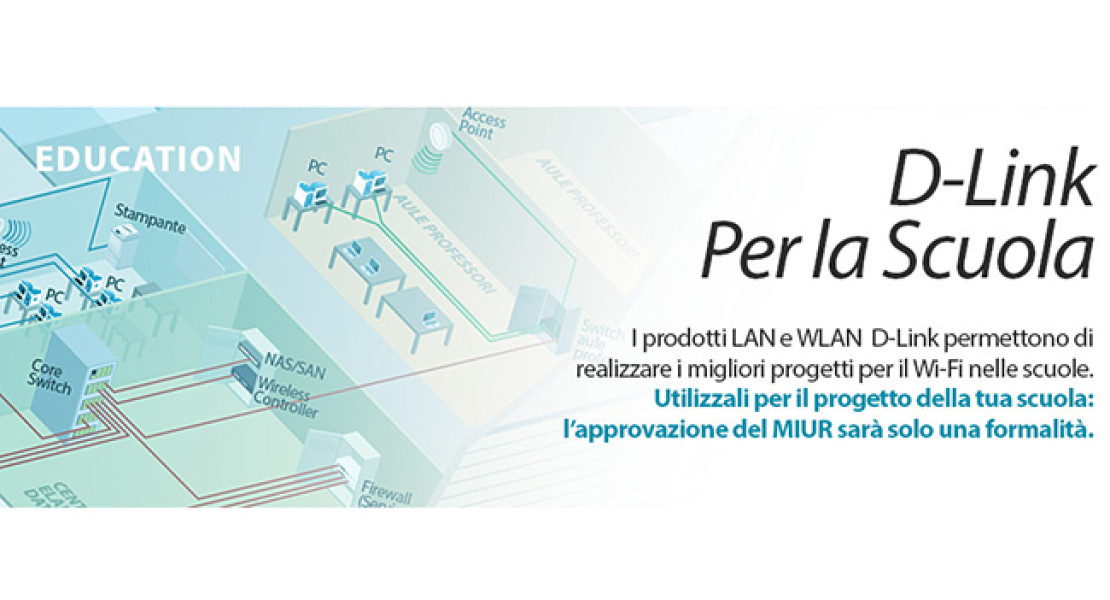 Un aiuto alla scuola con le soluzioni D-Link