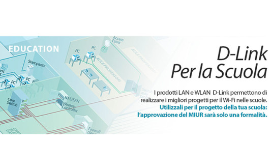 Un aiuto alla scuola con le soluzioni D-Link
