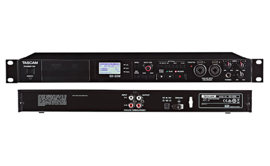 Tascam SD-20M: nuovo registratore 4 tracce con supporto a stato solido