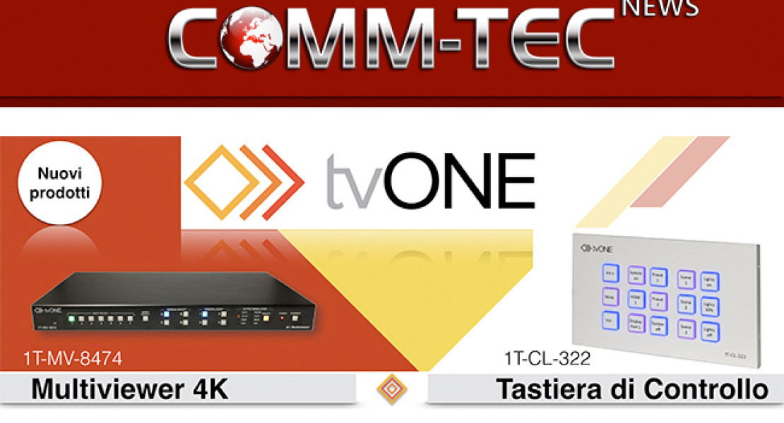 TvOne, nuovi prodotti in catalogo