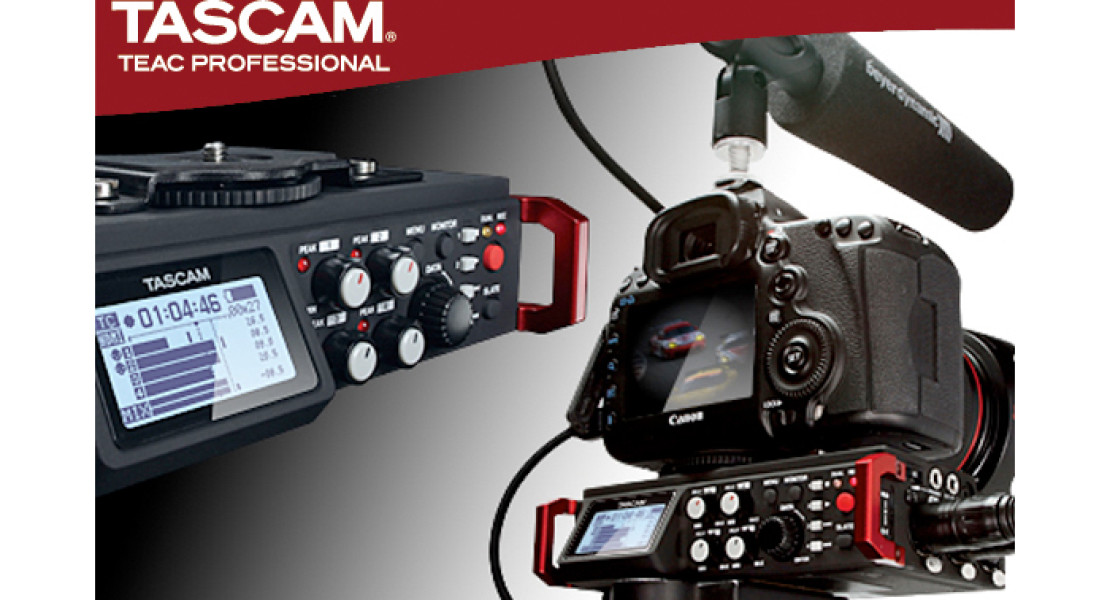 Tascam DR-701D, le DSLR hanno il loro 6 canali