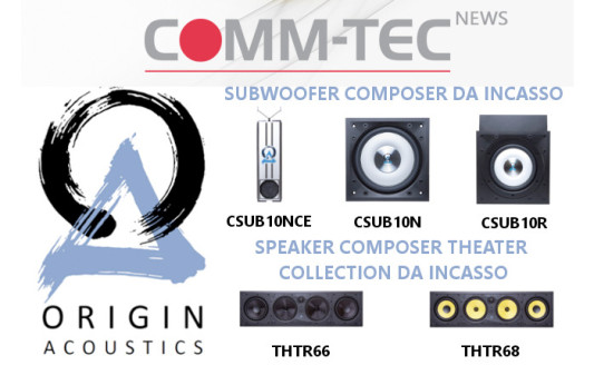 Origin Acoustics Serie Composer, grandi prestazioni da incassare