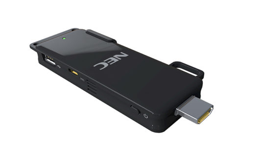 NEC MultiPresenter® Stick MP10RX: la collaborazione wireless in sala è più facile