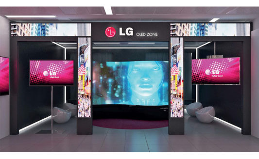 Lo showroom LG apre al digital signage