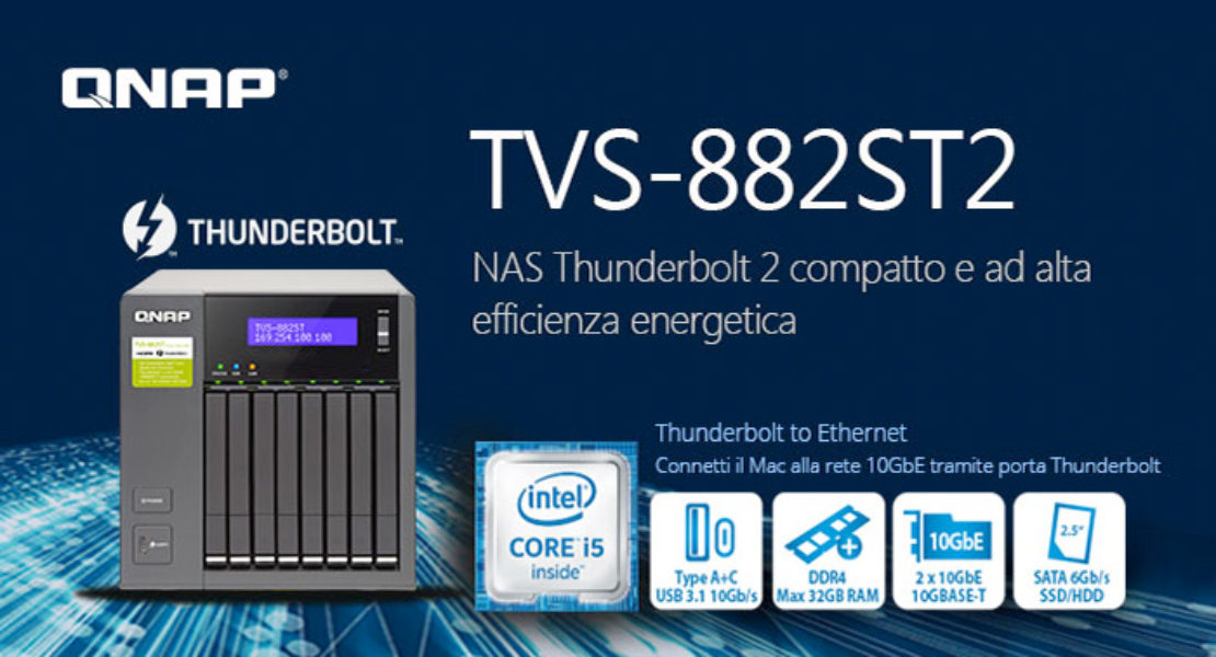 Storage più veloce se c’è il QNAP TVS-882ST2