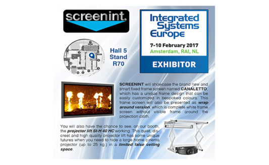 Screenint, a ISE con i nuovi prodotti