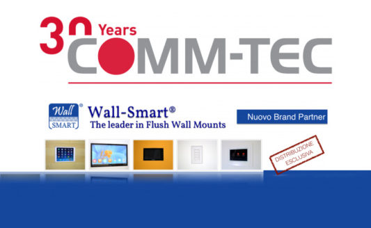 I sistemi Wall-Smart da oggi distribuiti in Italia da Comm-Tec