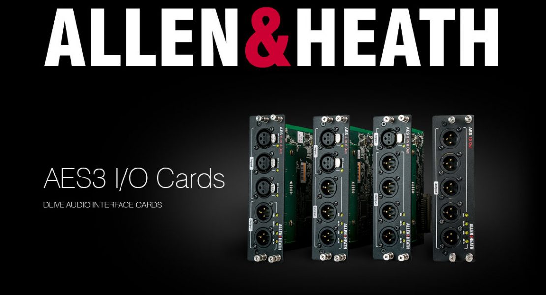 dLive Allen & Heath: più opzioni di interfaccia con le nuove schede