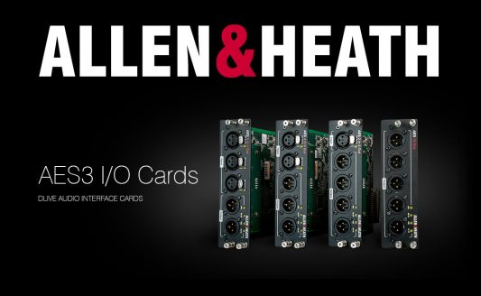 dLive Allen & Heath: più opzioni di interfaccia con le nuove schede