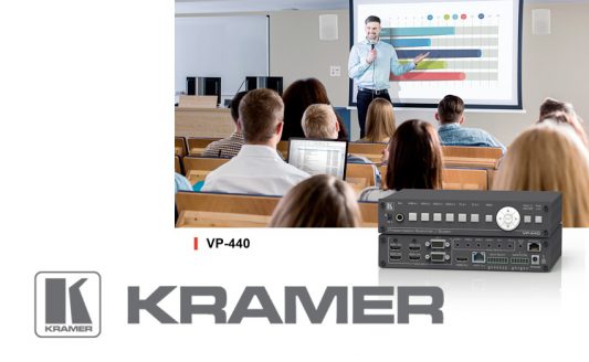 Kramer VP-440, lo scaler/switcher compatto per l’HDBaseT simultaneo