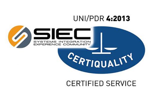 SIEC: al via i corsi propedeutici per la certificazione UNI/PDR 4:2013