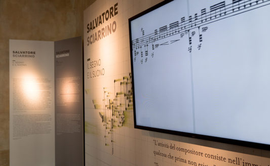 Le  soluzioni visual di NEC entrano nella Mostra su Salvatore Sciarrino