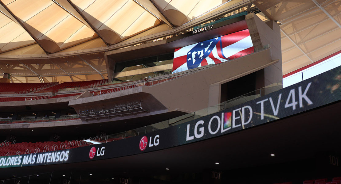 Wanda Metropolitano: LG illumina gli spalti con i suoi tabelloni LED