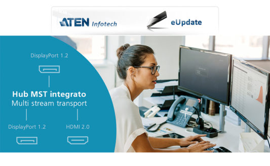 Aten CS1924M: tecnologia MST, DisplayPort e USB 3.0 in un colpo solo