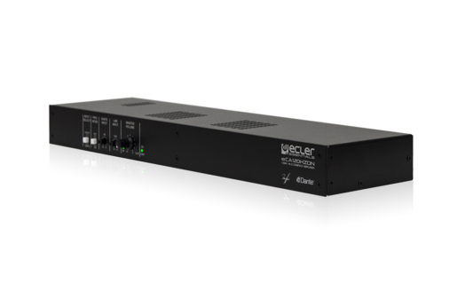 La tecnologia Dante nei nuovi ampli compatti Ecler eCA120DN e eCA120HZDN