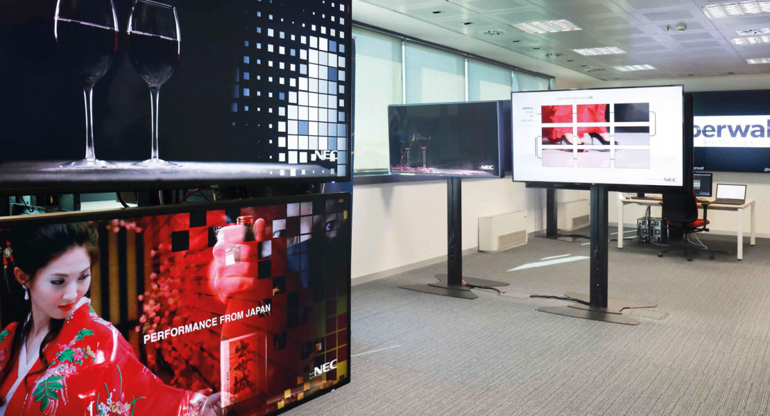 Showroom NEC Display Solutions a Milano: tecnologia da vivere