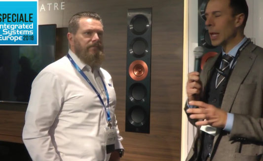 KEF Reference 5 speaker at ISE 2018