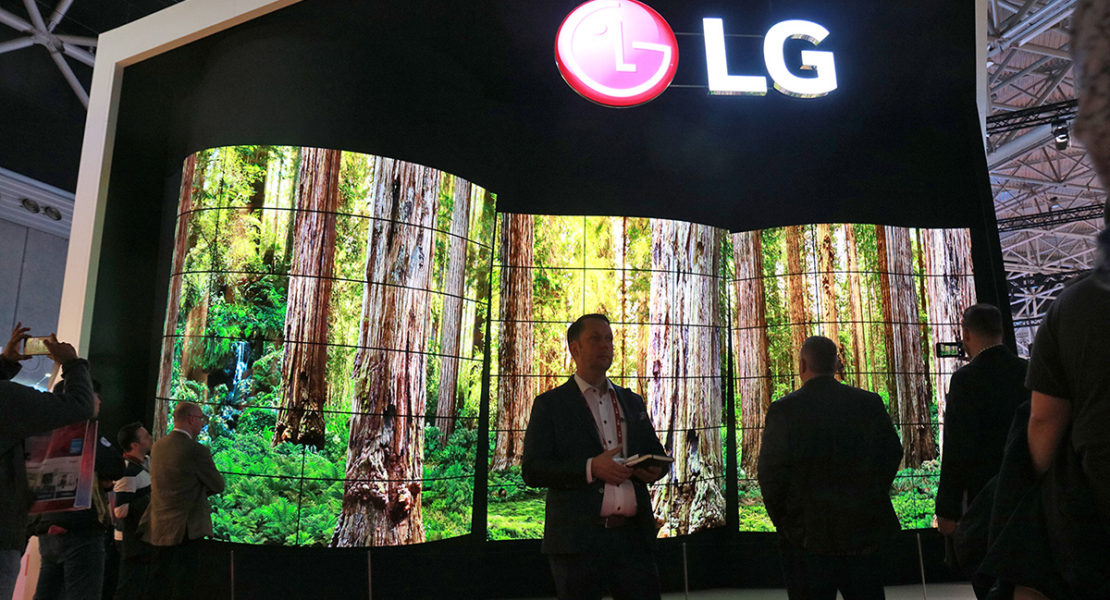 LG a ISE con le nuove soluzioni signage: videowall e OLED su tutti