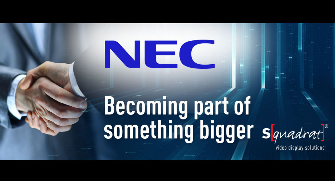 NEC acquisisce S[quadrat] e il portfolio visual LED cresce a dismisura