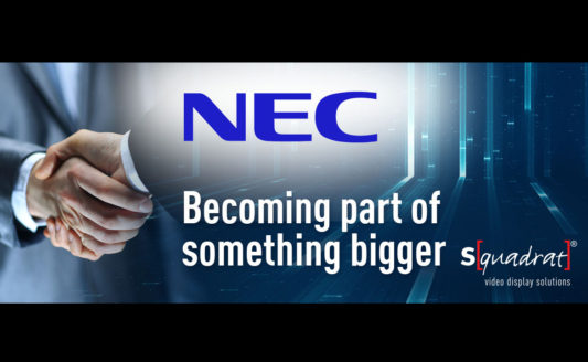 NEC acquisisce S[quadrat] e il portfolio visual LED cresce a dismisura