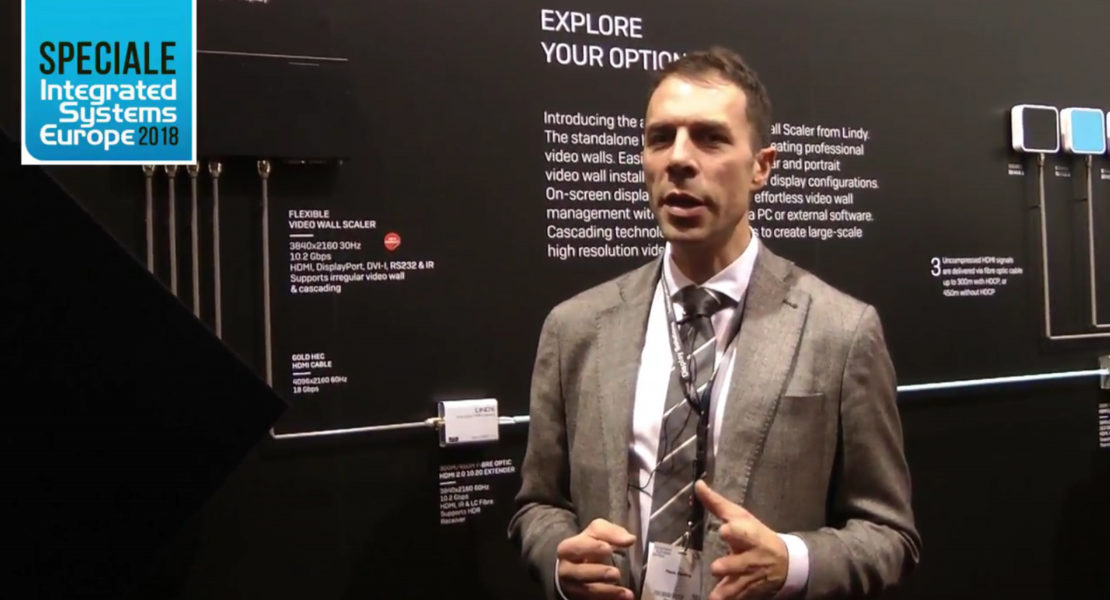 ISE 2018 – Lindy, soluzioni per Videowall