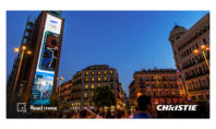 Christie porta il più grande DOOH spagnolo a Madrid, in Plaza Callao