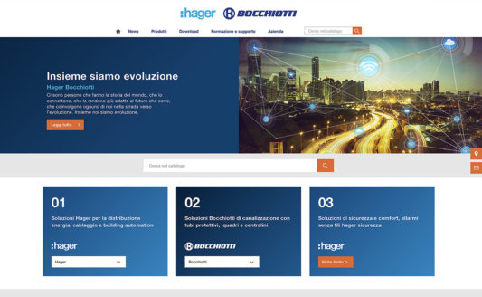 Syntegration in chiave digitale: Hager Bocchiotti lancia il nuovo sito web