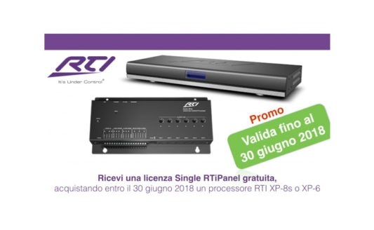 Speciale promo RTI, con il processore una licenza è in regalo