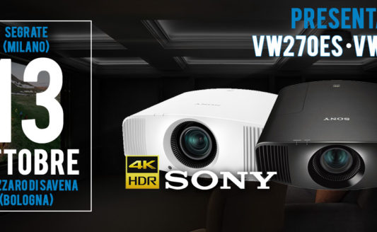 Demo nuovi vpr Sony 4K