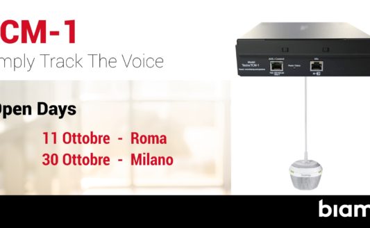 Bi-amp TCM-1: Simply track the voice – Arrivano gli Open Day Prase