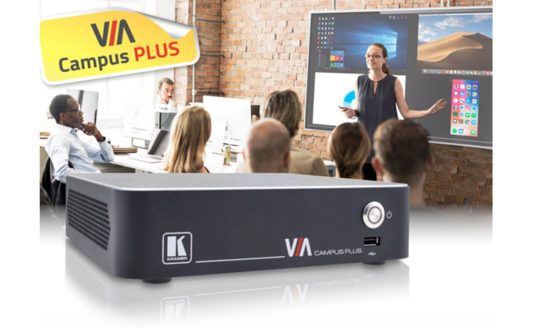 Kramer VIA Campus Plus, presentazioni e collaboration da oggi wired & wireless