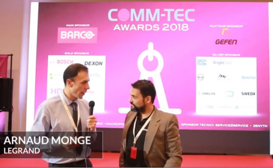 Comm-Tec Awards 2018 – Intervista a Arnaud Monge