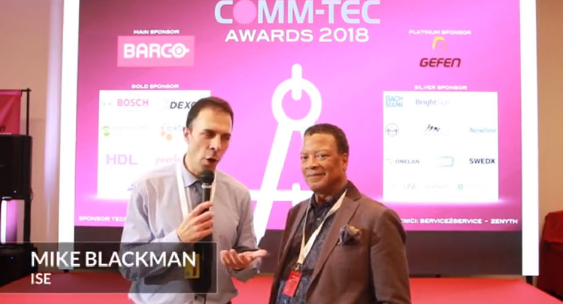 Comm-Tec Awards 2018 – Intervista a Mike Blackman