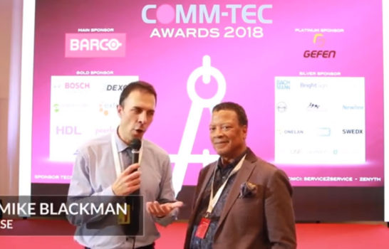 Comm-Tec Awards 2018 – Intervista a Mike Blackman