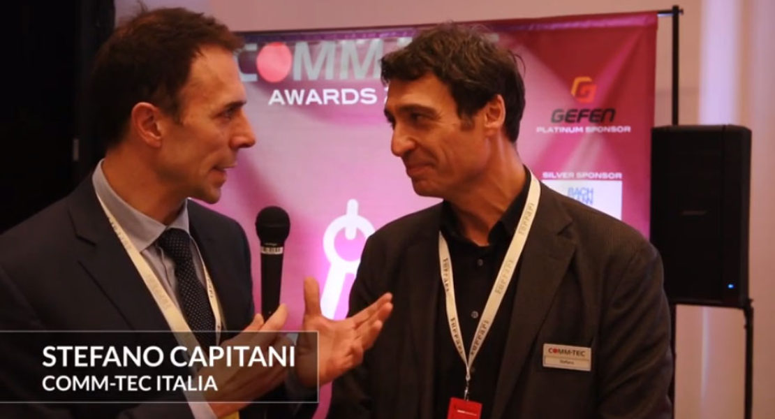 Comm-Tec Awards 2018 – Intervista a Stefano Capitani