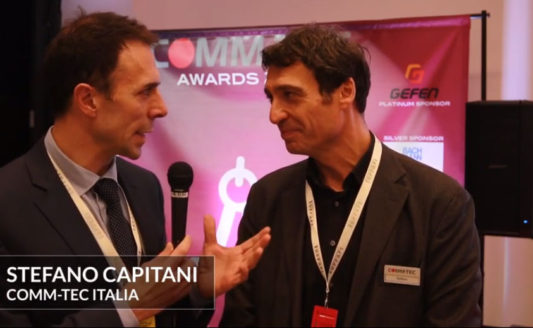 Comm-Tec Awards 2018 – Intervista a Stefano Capitani