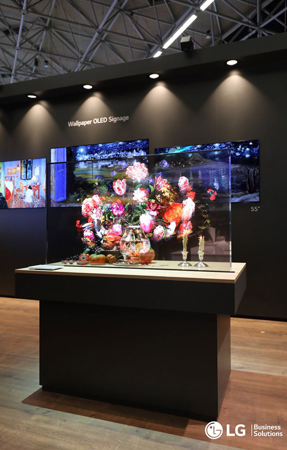 LG OLED Transparent