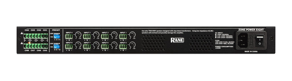 Rane Zone Power Eight