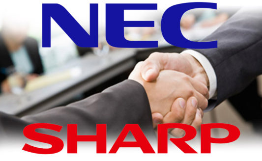 NEC Sharp partnership 2020