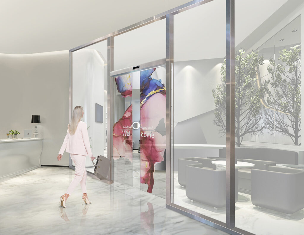 LG OLED trasparenti nel retail