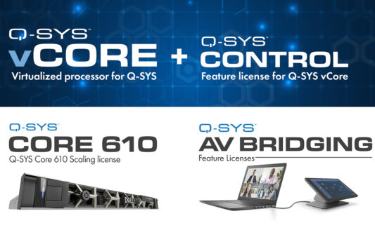 Q-SYS nuova piattaforma 2022