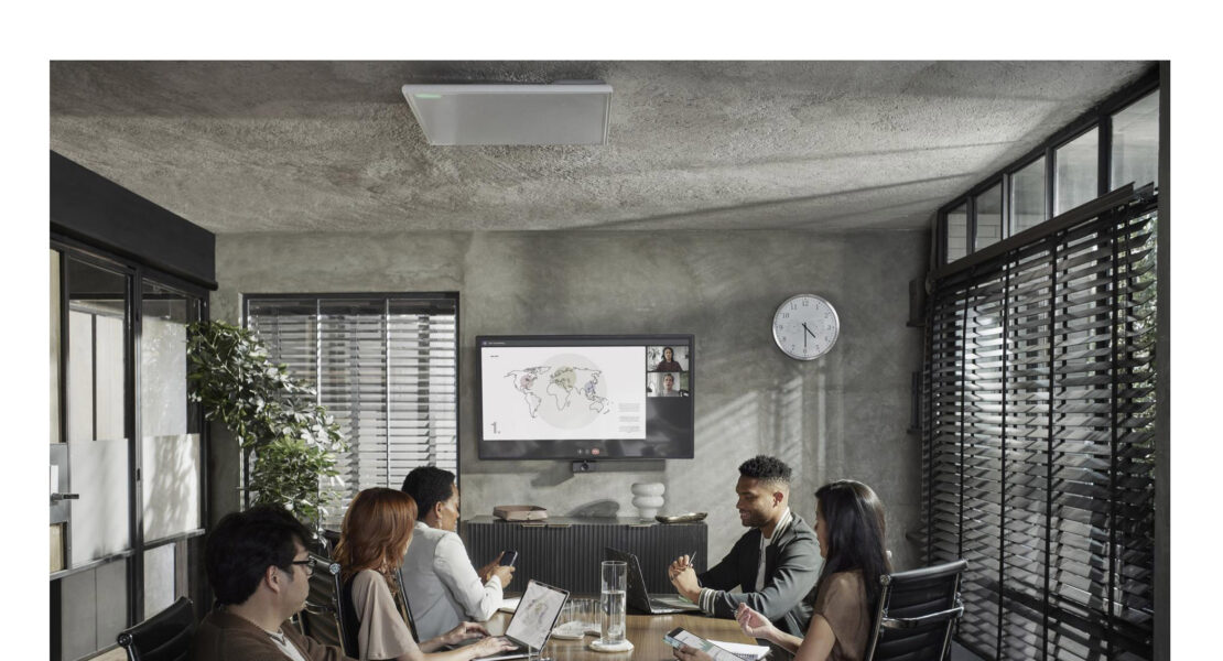 Shure MXA902, Il primo array da soffitto che integra microfono, altoparlante e DSP Intellimix